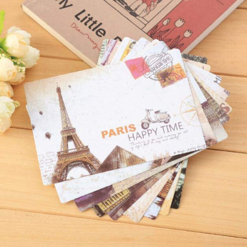 Halloluck 90 Pcs Vintage Retro Old Travel Postcards for Worth Collecting, Collectable Vintage Postcards, 9 Different Designs - Image 5